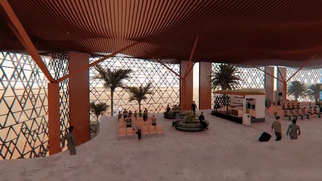 Jaipur International Terminal - Architectural design walk through смотреть онлайн
