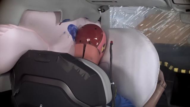 2022 Rivian R1T driver-side small overlap IIHS crash test смотреть онлайн