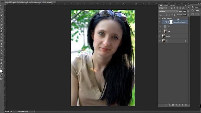 Ретушь портрета в Фотошоп/ Retouching A Portrait In Photoshop