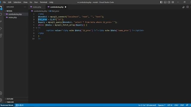 COMBO BOX BERTINGKAT DI MODAL BOOTSTRAP 5 смотреть онлайн