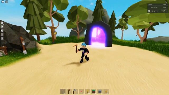 Роблокс СКАЙ БЛОК, начинаем ПРИКЛЮЧЕНИЯ В СУПЕР СИМУЛЯТОР МАЙНКРАФТ = ROBLOX ПО РУССКИ смотреть онлайн