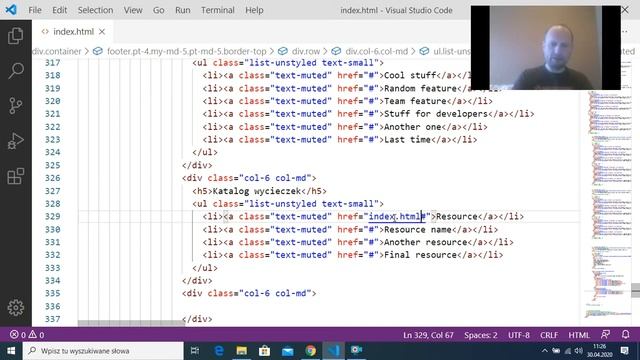INF.03. ( EE.09. ) - HTML, CSS - Robimy prosty projekt w Bootstrap 4 cz.6 смотреть онлайн