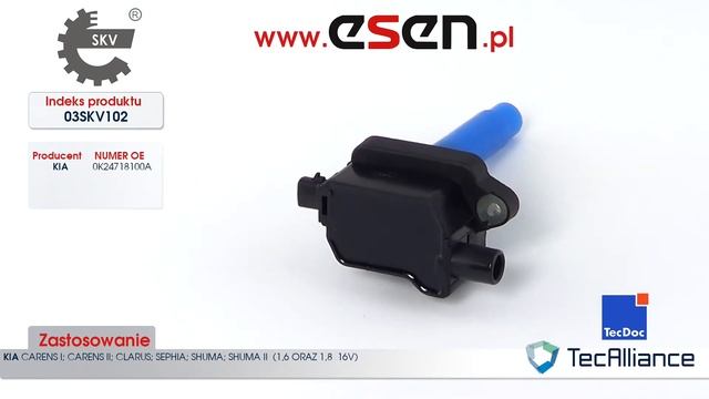 Cewka zapłonowa Kia Carens Kia Clarus Kia Sephia Kia Shuma OE 0K247-18100, 0K24718100A, OK24718100A смотреть онлайн