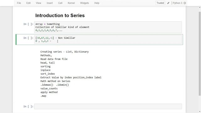 Data Analysis with Python pandas - Introduction to Series - 13 смотреть онлайн