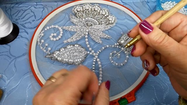 Моя первая работа в технике Люневильская вышивка и рассказ о том, что я буду использовать для работ смотреть онлайн