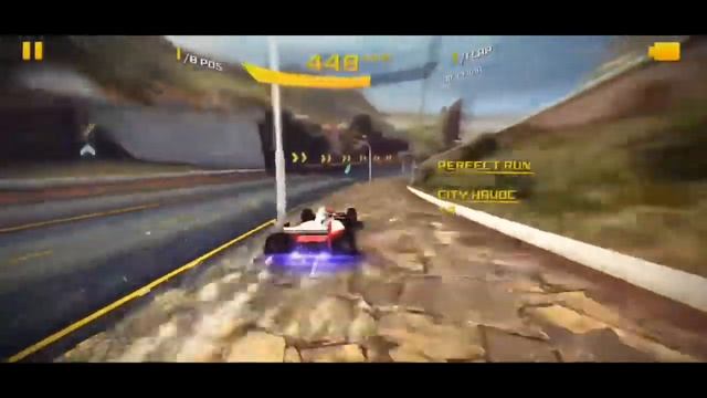 Asphalt 8 B-Class Cup Avalanche Alley McLaren MP4/8 01:07:434 ST смотреть онлайн