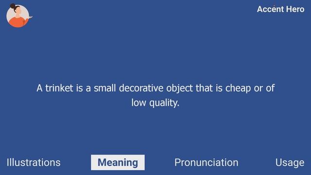 TRINKET - Meaning and Pronunciation смотреть онлайн
