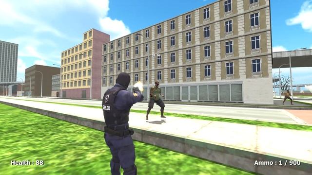 真っ昼間からゾンビと戯れる警察官【Grand Zombie Swarm】 GamePlay ?? @teamgamedistribution3269 @GCO-rh1uu 