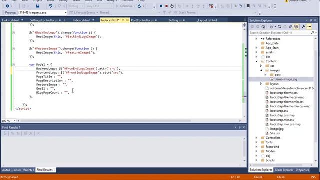 239 ASP .NET MVC - Create JSON Object to Populate Setting Form Information for Tutorial Project смотреть онлайн