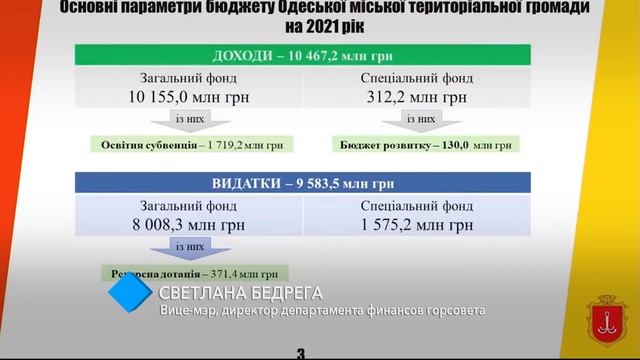 Проект бюджета на 2021 год: доходы бюджета – 10 млрд, расходы - 9 млрд смотреть онлайн