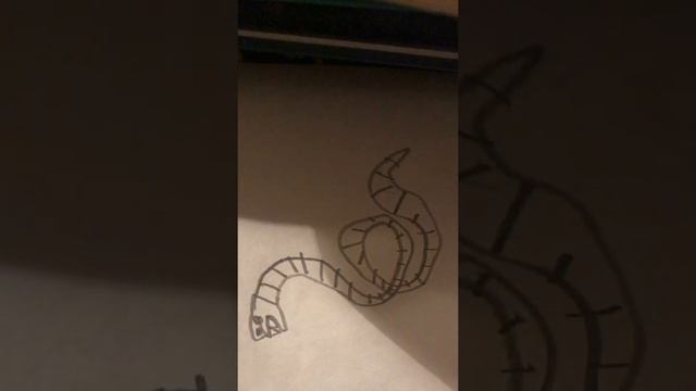 Как нарисовать змею поэтапно смотреть онлайн