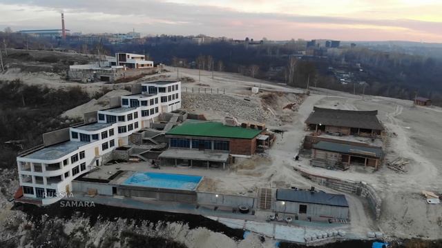 Строительство на месте Здравницы пос.Управленческий г. Самара смотреть онлайн