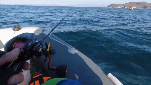 Рыбалка на терпуга пилкером Японское море 22.10.2021. Находка. смотреть онлайн