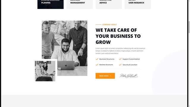 Bioven - Business Figma Template corporate modern смотреть онлайн