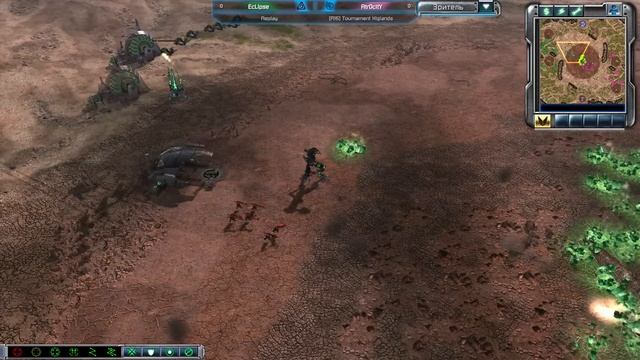 ТОПОВЫЙ БОЙ С КРУПНЫМИ СРАЖЕНИЯМИ В C&C 3: KANE'S WRATH смотреть онлайн