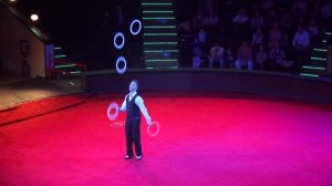 Фантастический жонглёр в Минском цирке/Fantastic juggler in the Minsk circus