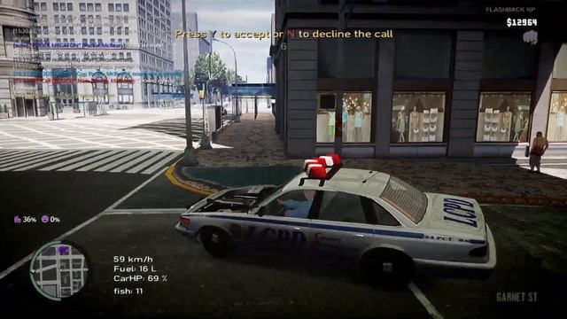 Погоня за преступником | GTA 4 RP Flashback смотреть онлайн