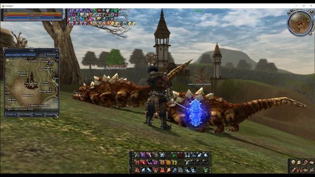 Lineage 2 Raid Boss Level 30 Giant Wasteland Basilisk Гигантский Василиск Пустоши на карте #lineage смотреть онлайн