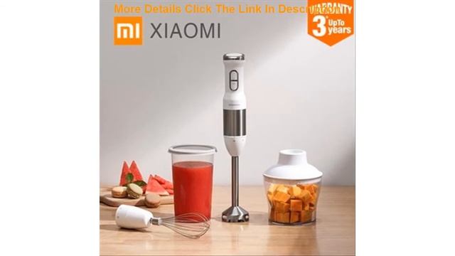 Review 2019 New XIAOMI QCOOKER CD-HB01 hand Blender Electric Kitchen Portable Food Processor mixer смотреть онлайн
