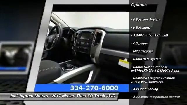 2017 Nissan Titan XD Montgomery AL N17342 смотреть онлайн