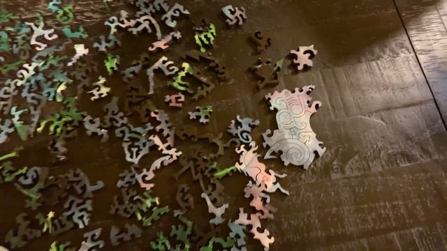 We Built The Aurora One Piece At A Time! - Wooden Aurora Puzzle смотреть онлайн