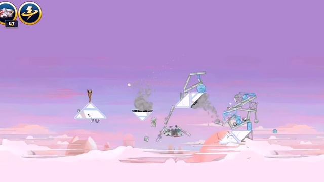 Angry Birds Star Wars cloud City 10 уровень "Для души" смотреть онлайн