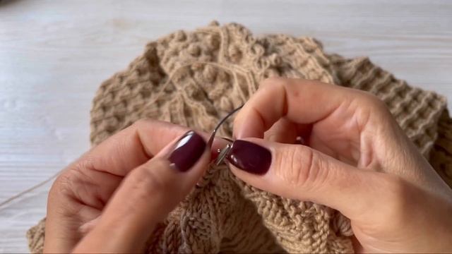Как связать горловину с кетлевкой | подробное видео смотреть онлайн