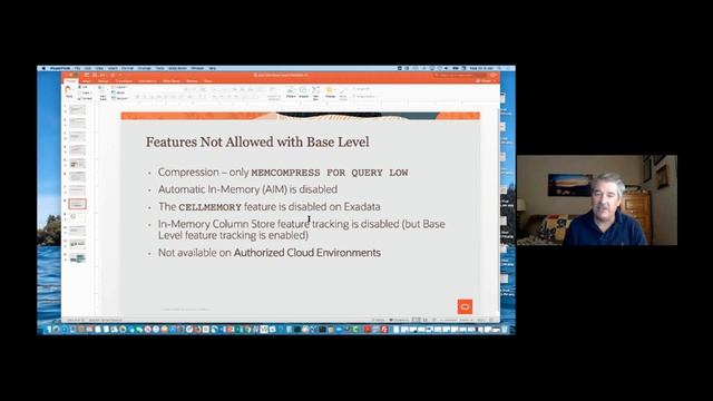 Oracle Database In-Memory Base Level Summary смотреть онлайн