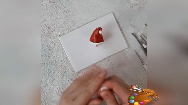 How to make a mouse video tutorial. A polymer clay Christmas tree ornament for beginners. смотреть онлайн