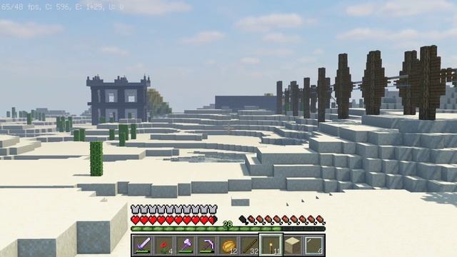 Minecraft. Майнкрафт. Выживание в пустыне. Без команд Без читов. Версия 1.18 смотреть онлайн