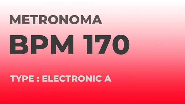 메트로놈 | BPM 170 | Metronome | Type : Electronic A смотреть онлайн