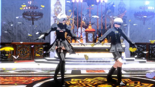 【MMD NieR:Automata】magnet【鉛筆式2B・9S】