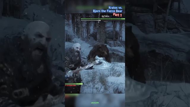 Kratos fights Bjorn the fierce bear - How to beat and dodge it - God of War Ragnarök PART 1 смотреть онлайн