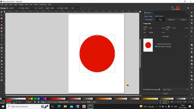 Inkscape Tutorial: How to export image as a jpeg in Inkscape смотреть онлайн