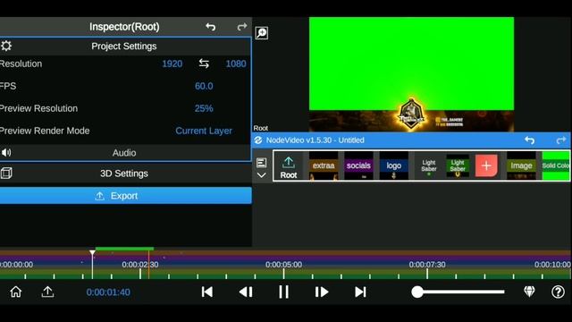 Create smooth overlay animations in Node video - Android | Animated saber overlay tutorial | Node V смотреть онлайн