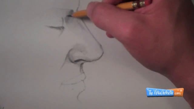How to Draw a Nose - Side View смотреть онлайн