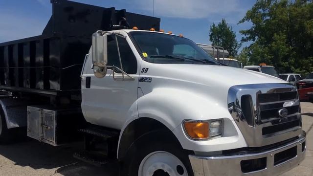 For Sale - 2009 Ford F-750 XLT Roll Off Truck смотреть онлайн