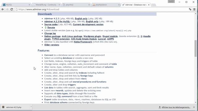 Mettre en place un serveur Web (26/28) : MySQL смотреть онлайн
