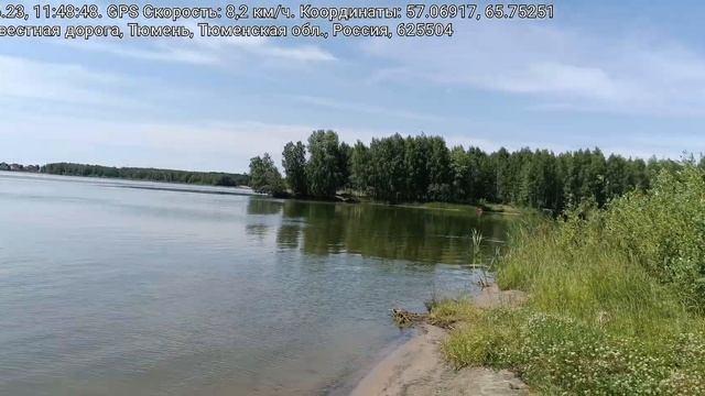 пляж на озере Андреевское в Тюмени 30.06.2023 смотреть онлайн