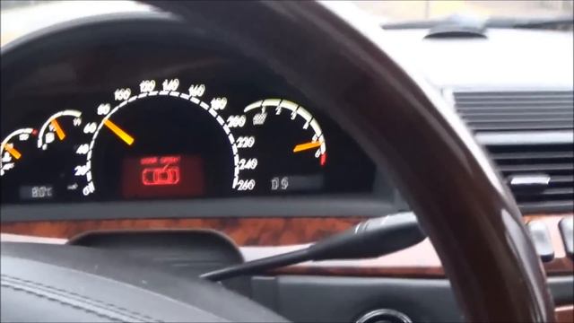 Mercedes S600 V12 Acceleration 0-100km/h