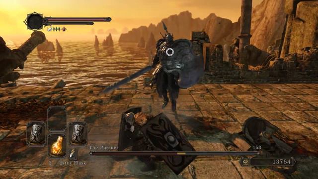 Dark Souls 2 - The Pursuer (Double-Shielded Boss Fight) смотреть онлайн