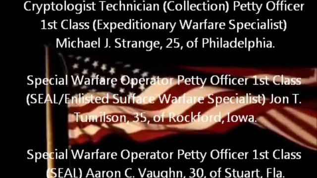 Chinook Helicopter Crash Aug. 6, Wardak Province Afghanistan Tribute смотреть онлайн