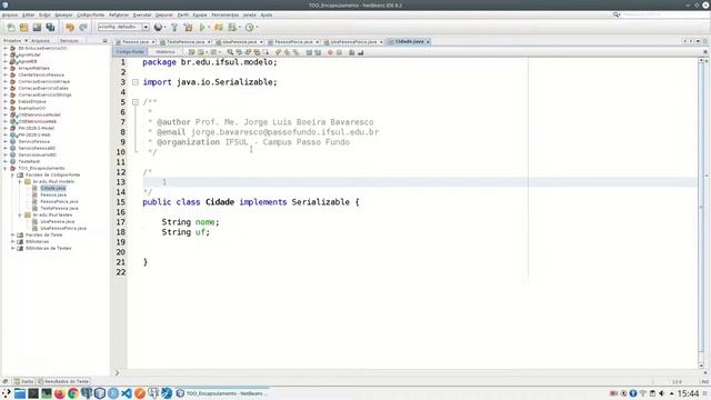 Orientação a Objetos - Padrão Java Beans смотреть онлайн
