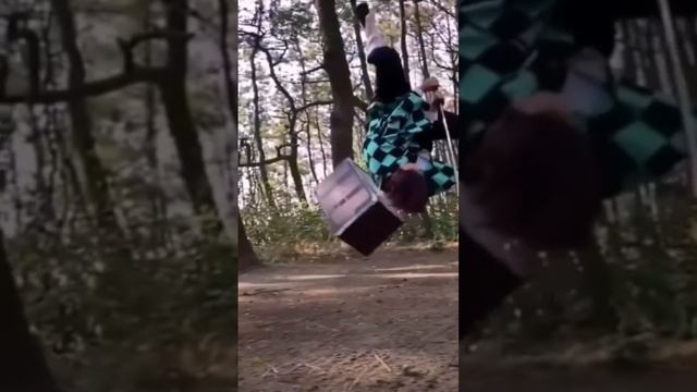 клинок рассекающий демонов | Тандзиро | косплей смотреть онлайн