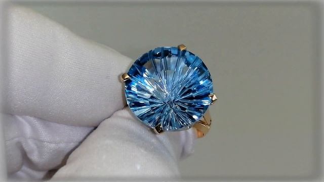 Кольцо «Корона - topaz» золото 585 пробы, бриллианты, топаз. смотреть онлайн