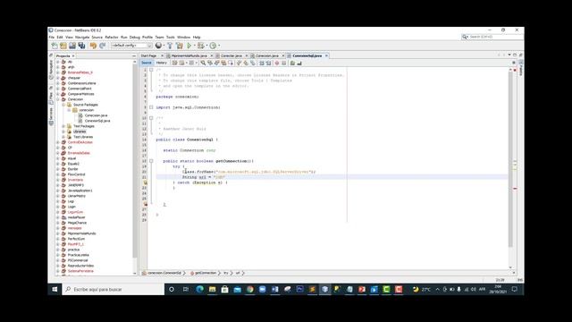Como Conectar java a sql server смотреть онлайн