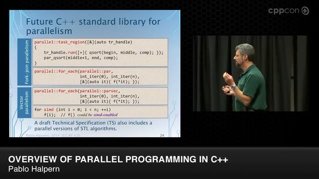 CppCon 2014: Pablo Halpern "Overview of Parallel Programming in C++" смотреть онлайн