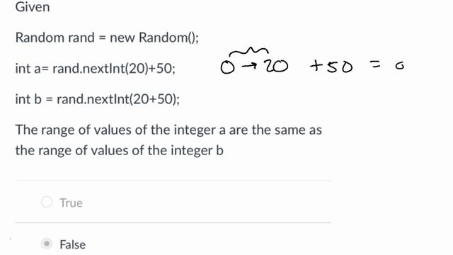 Example of random class in Java with upper and lower bounds | Programming Concepts and Methodology смотреть онлайн