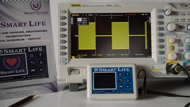 Как работает прибор Smart Life? Проверка на осцилографе прибора Смарт Лайф