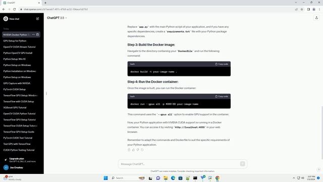 nvidia cuda docker python смотреть онлайн